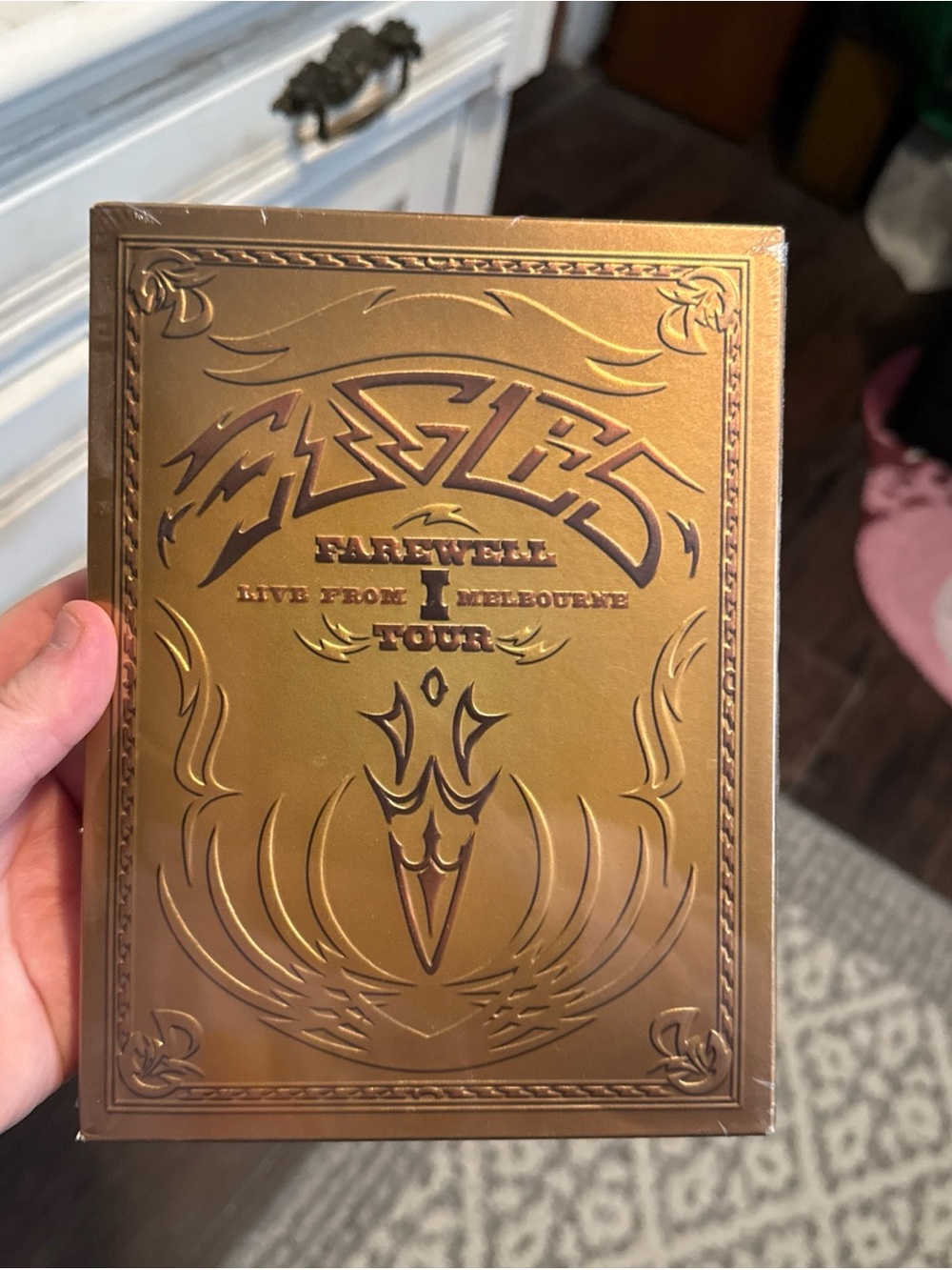 Eagles Farewell Live From Melbourne Tour Collector Set - Gold brand new unopened